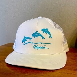 Retro Hawaii SnapBack Puff Print Hat